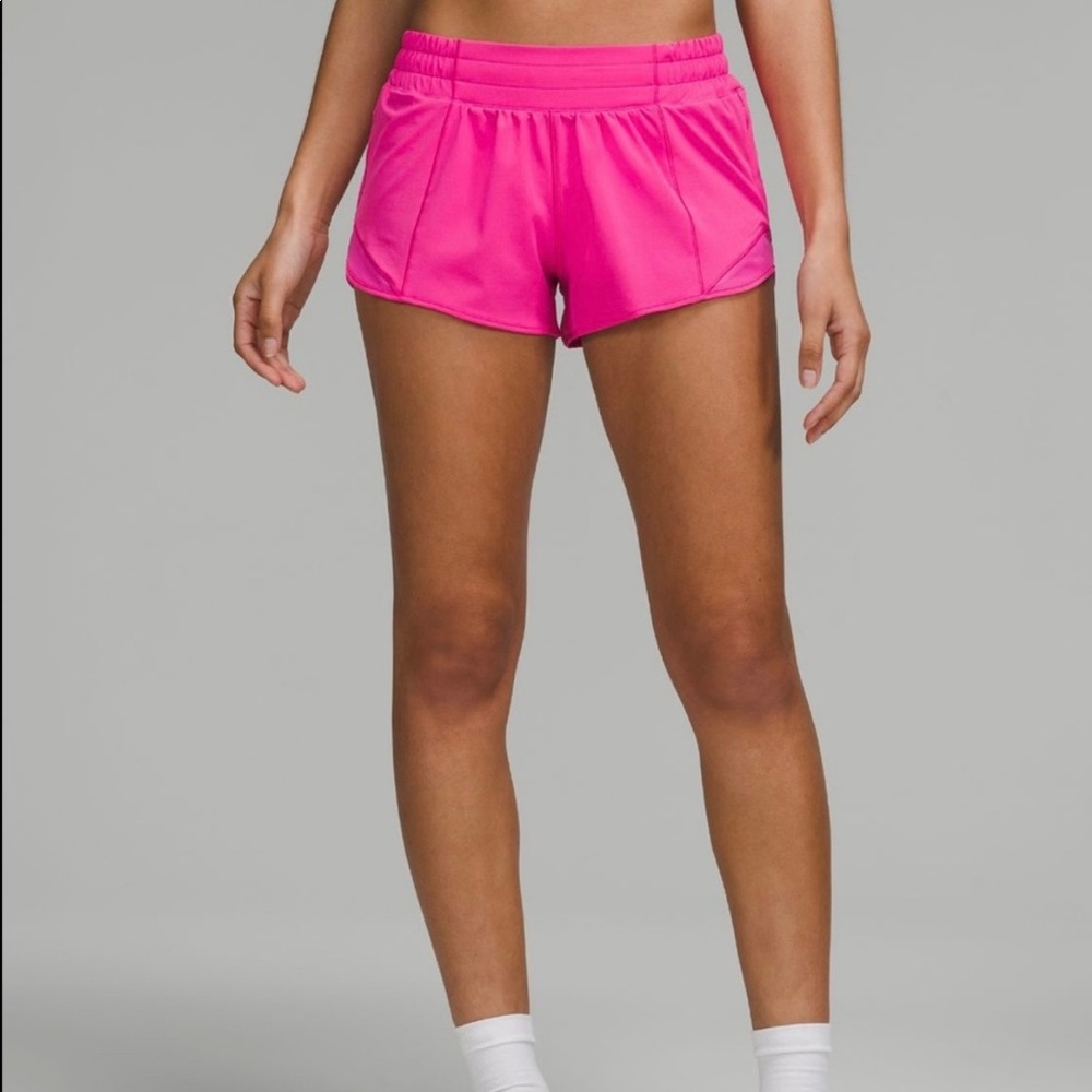 Hot pink Lululemon shorts